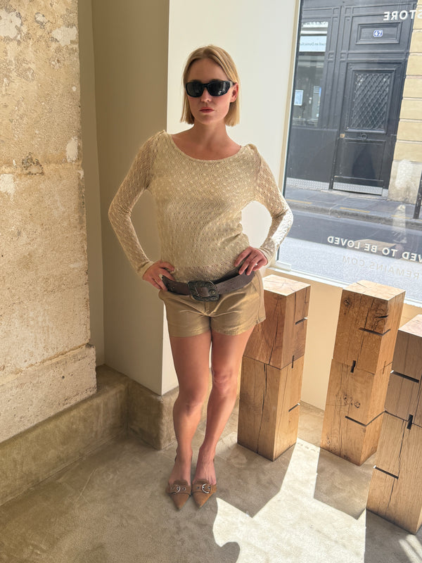 Short doré