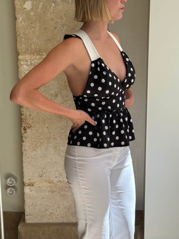 Top à pois