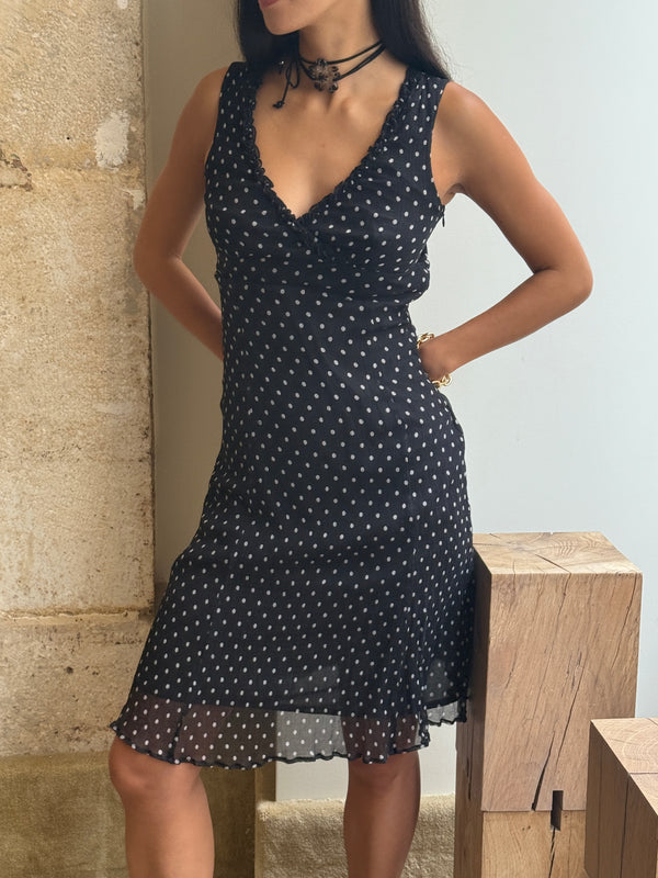 Robe à pois