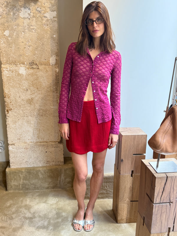 Chemise en dentelle