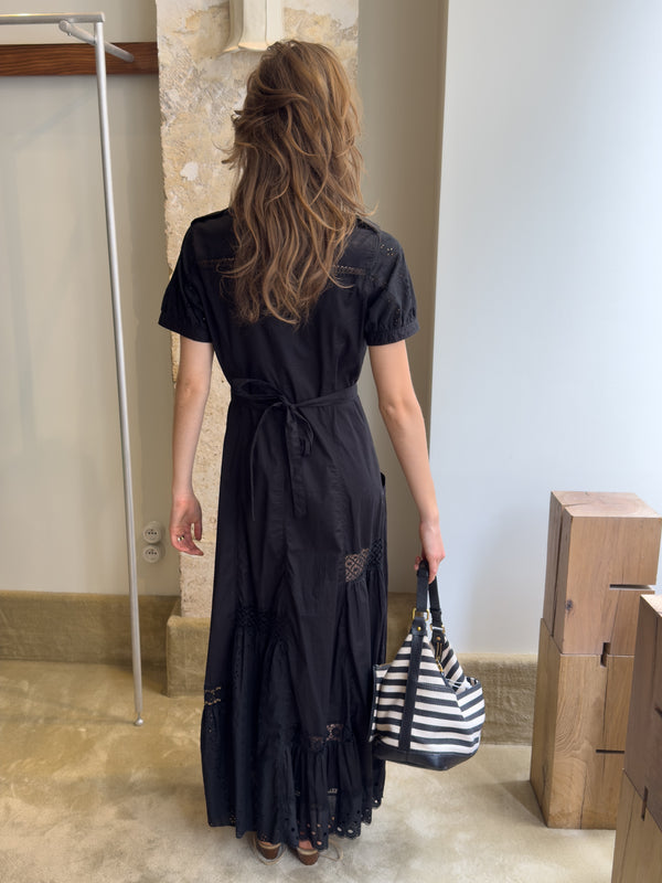 Robe longue noire