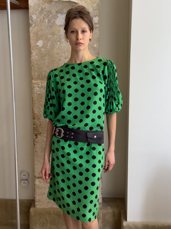 Ceinture en cuir noir