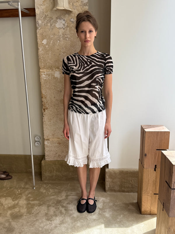 Top zèbre D&G