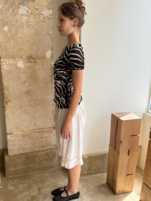 Top zèbre D&G