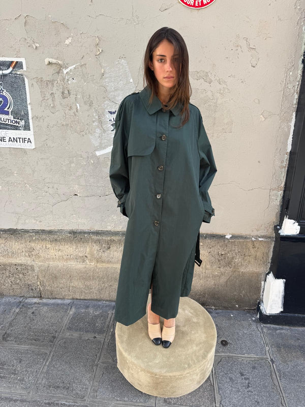 Oversized trench coat