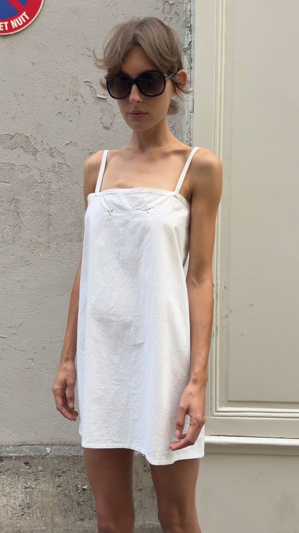 Mini cotton dress