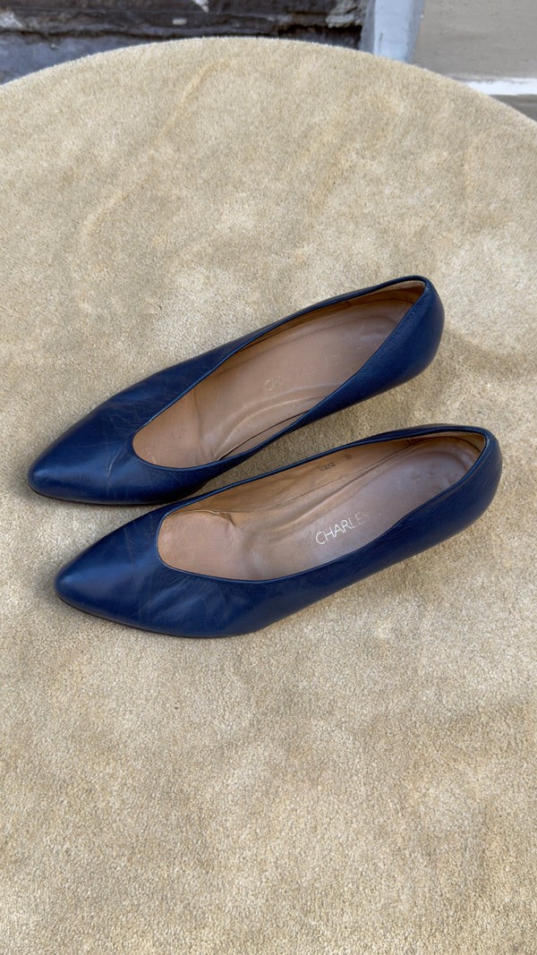 Navy blue Charles Jourdan pumps
