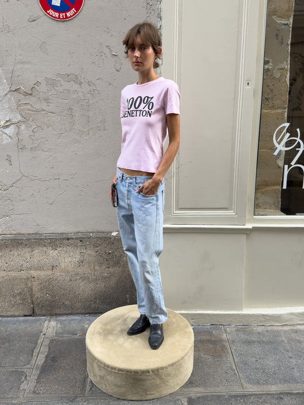 Vintage pink T-shirt
