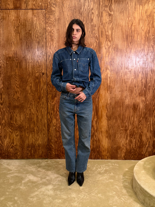 Denim Co. blue straight jeans