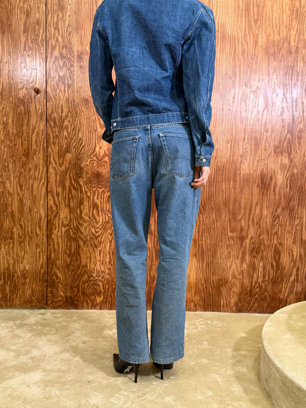 Denim Co. blue straight jeans