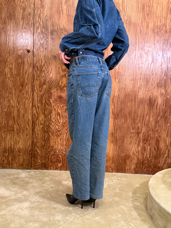 Denim Co. blue straight jeans