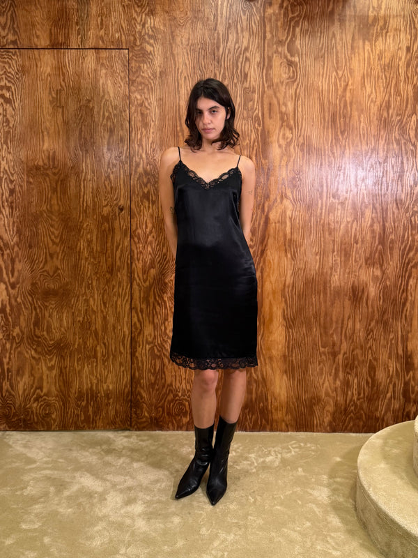 Black Slip dress