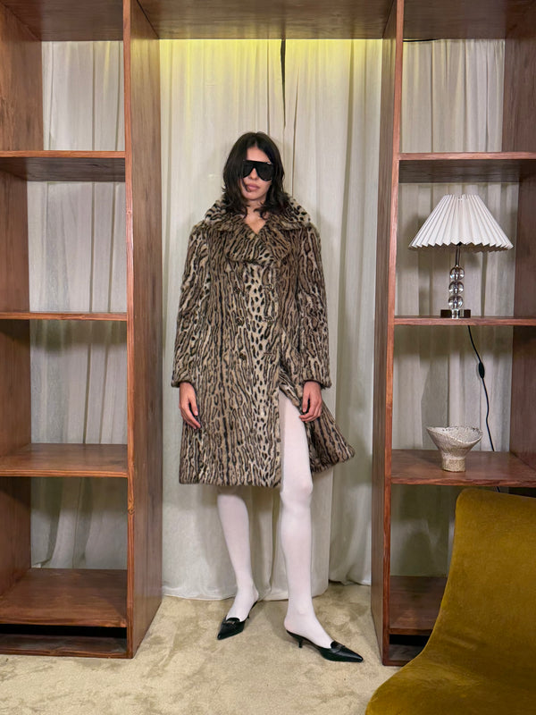 Fur coat Leopard
