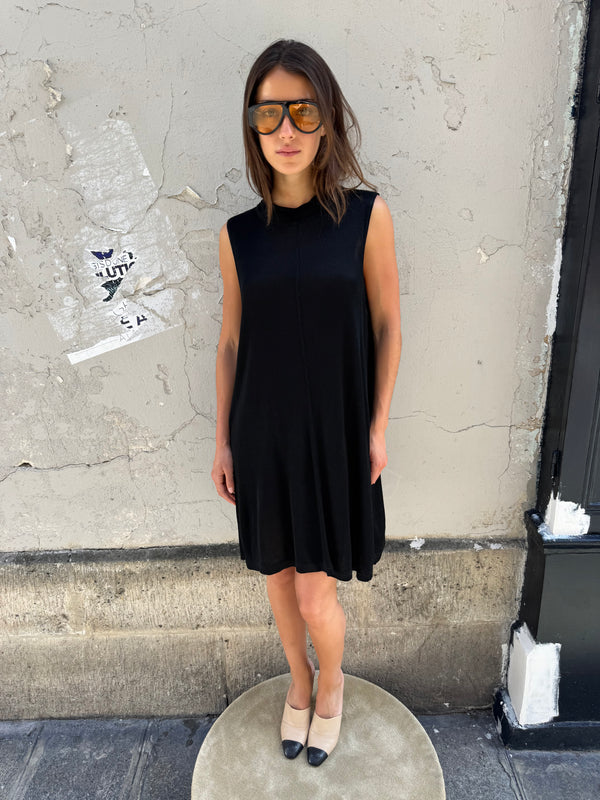 Cut out knit dress