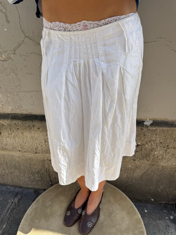 White skirt
