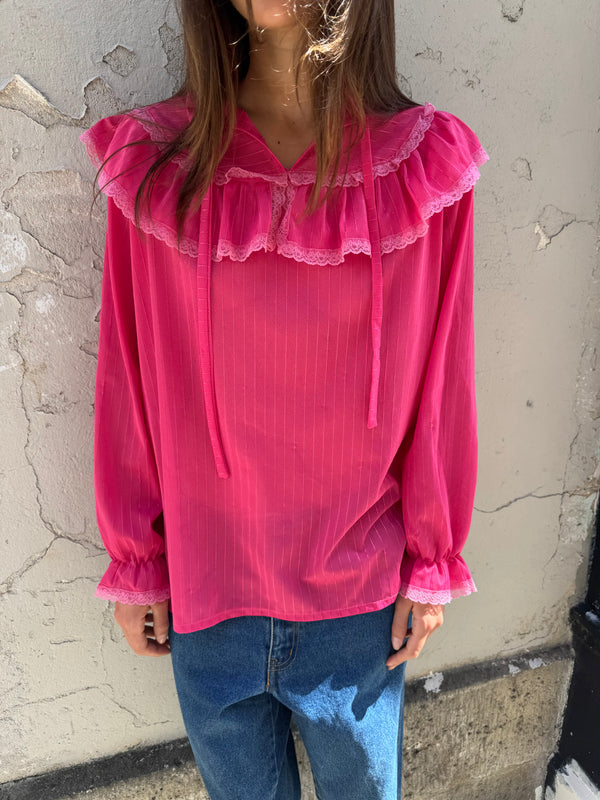 Romantic pink blouse