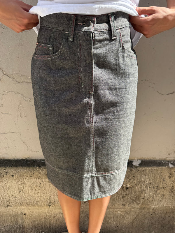 Moschino denim skirt