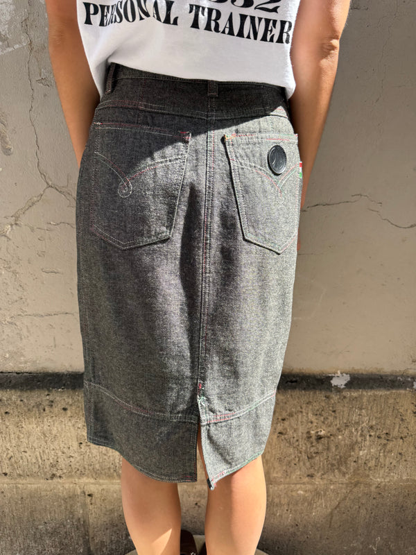 Moschino denim skirt