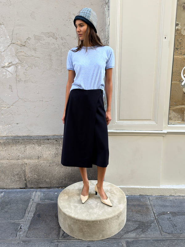 100% wool skort