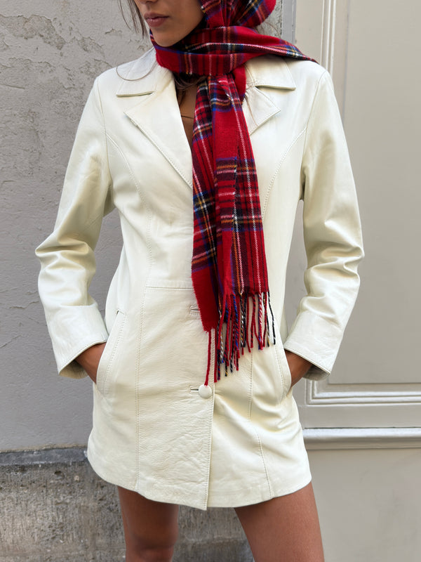 Leather blazer