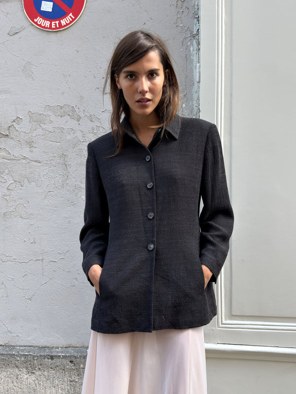 Brown wool jacket