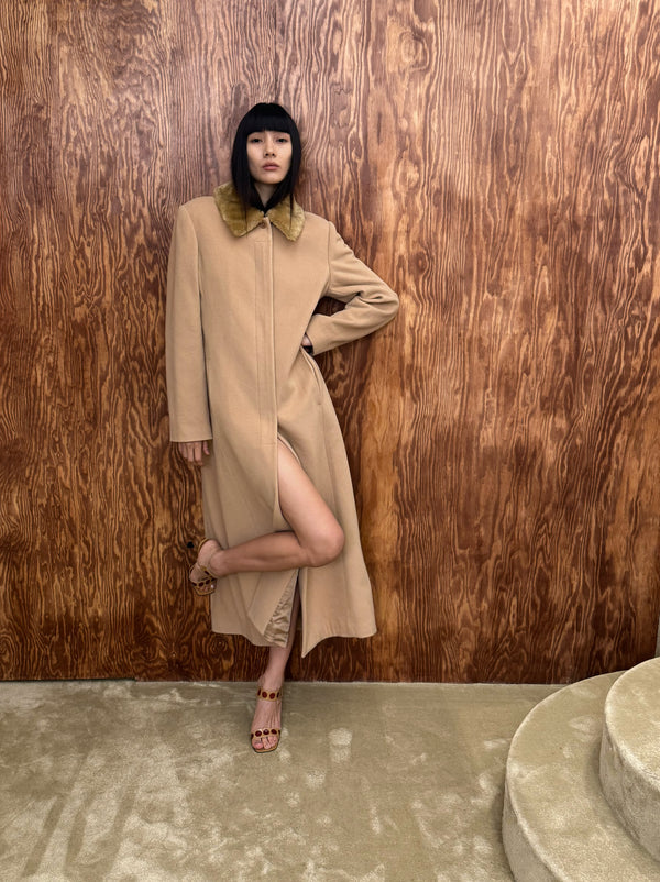 Sportstaff camel coat