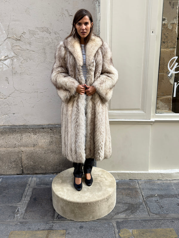 Mink fur coat