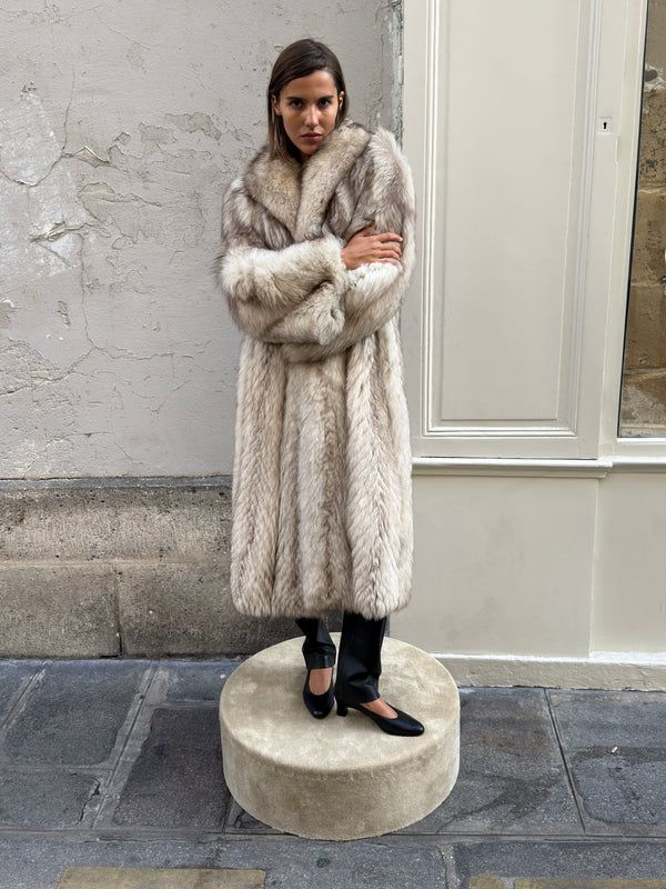 Mink fur coat