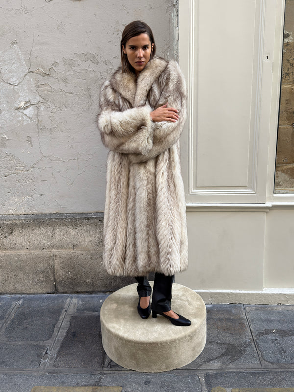 Mink fur coat