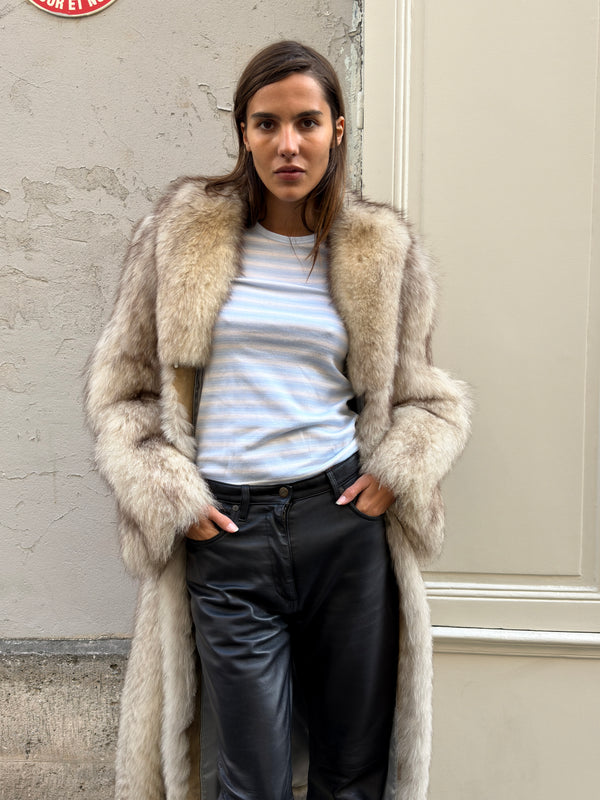 Mink fur coat