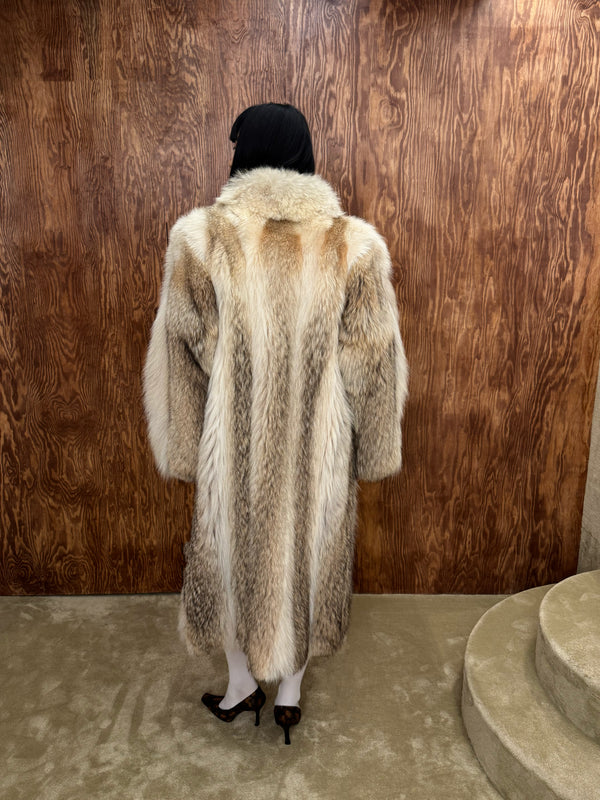 YSL fur coat