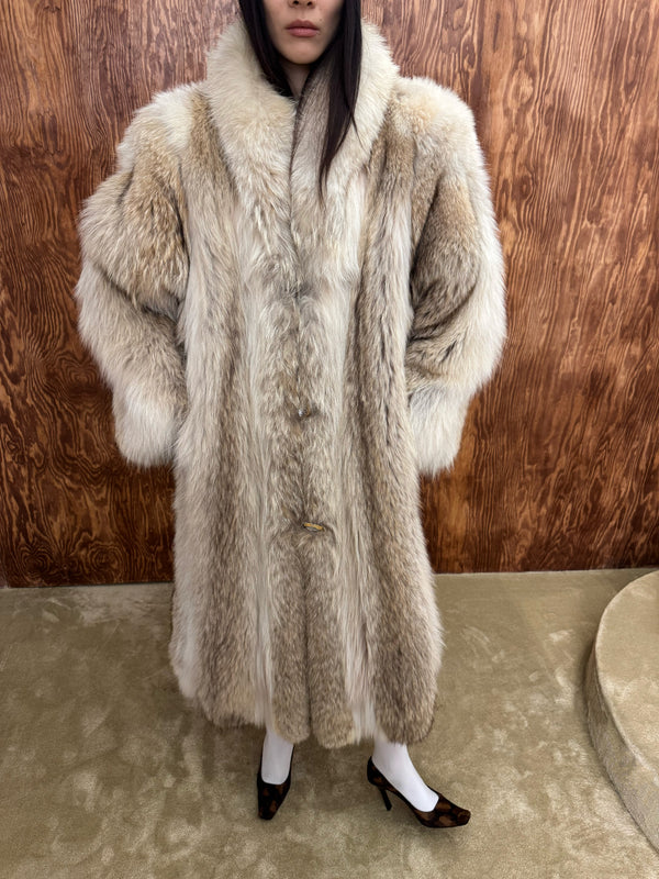 YSL fur coat
