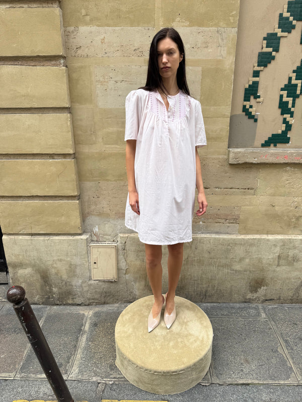 Pink cotton dress