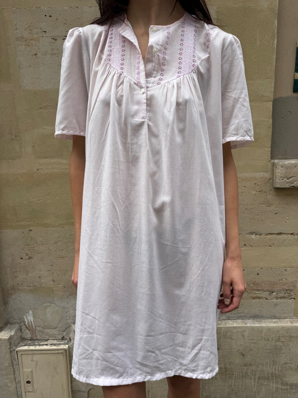 Pink cotton dress