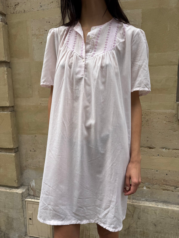 Pink cotton dress