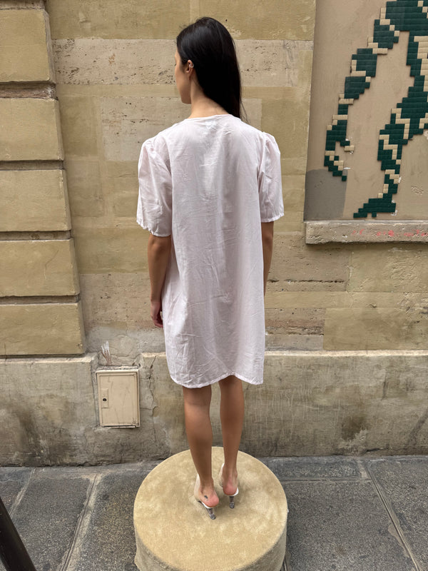 Pink cotton dress