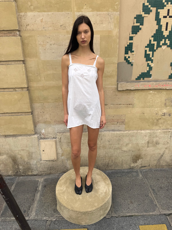 Cotton mini dress
