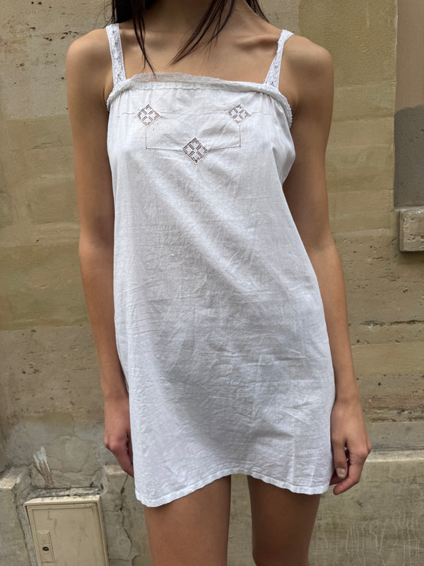 Cotton mini dress