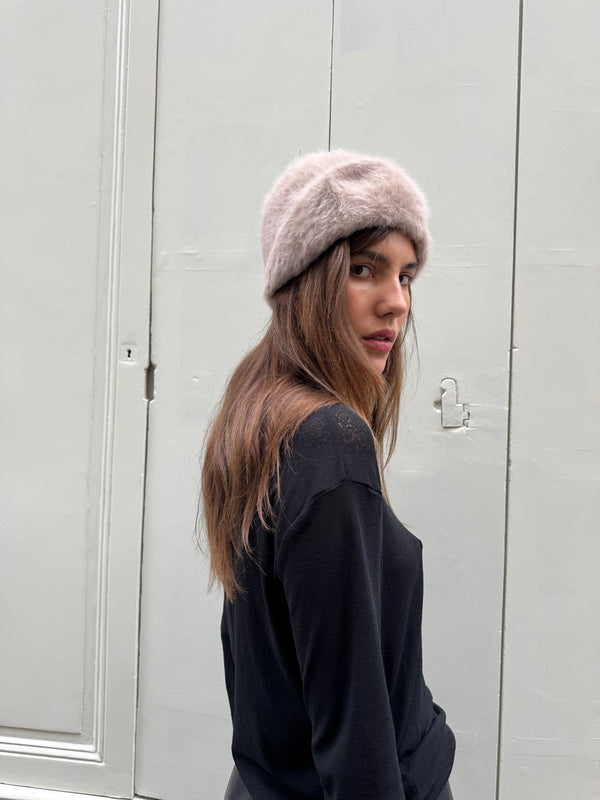 Faux fur hat