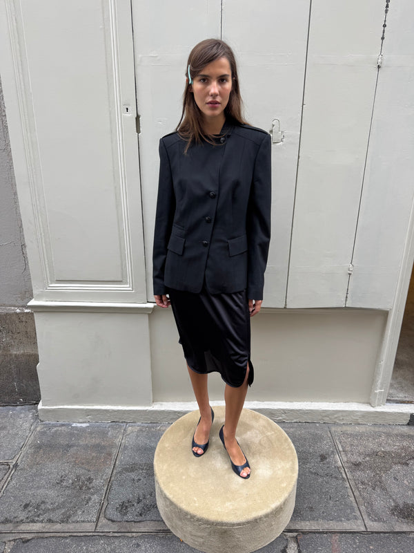 Black officer jacket