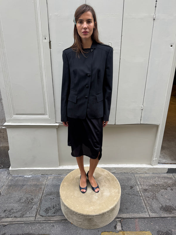 Black officer jacket