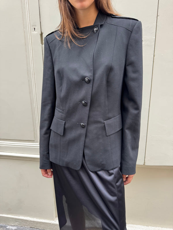 Black officer jacket