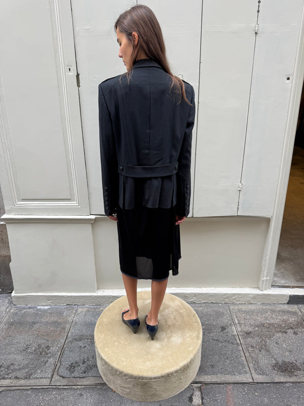 Black officer jacket