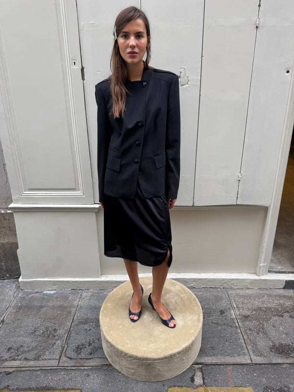 Black officer jacket