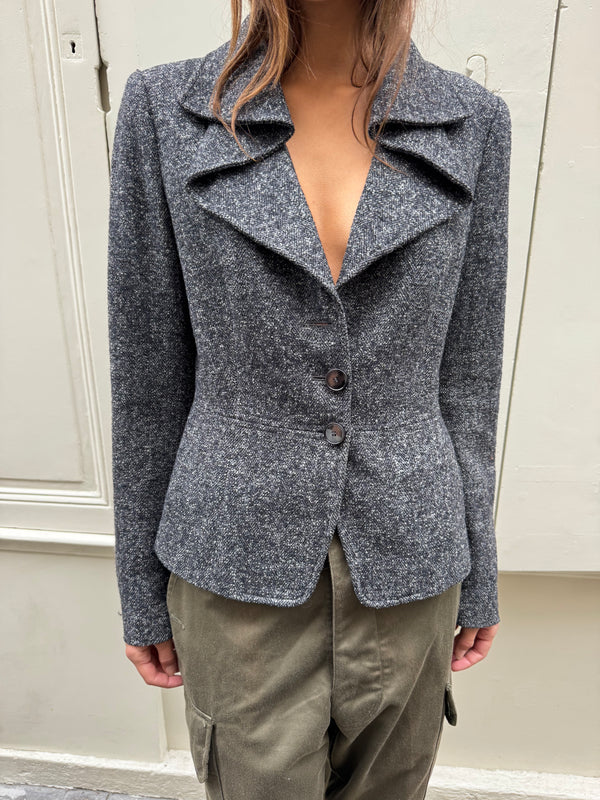 Grey tweed jacket