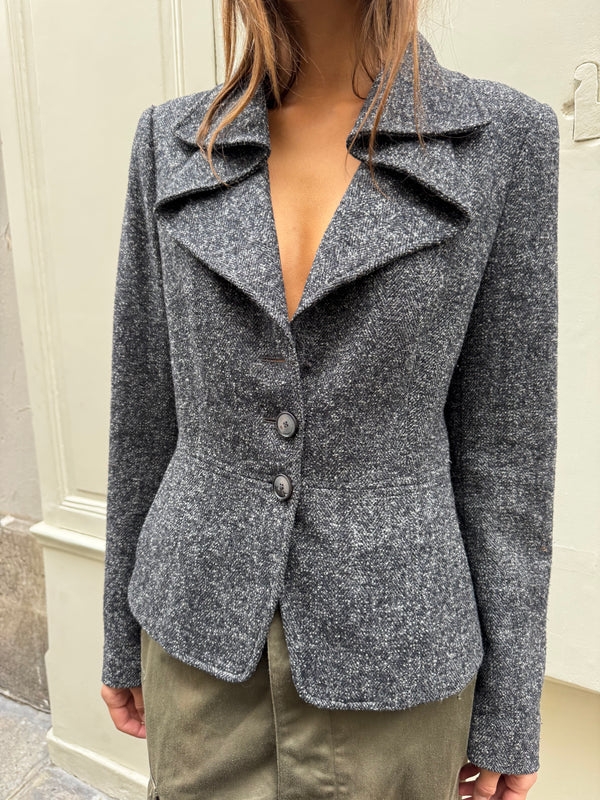 Grey tweed jacket