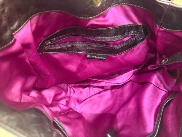 Brontibay Plum Bag