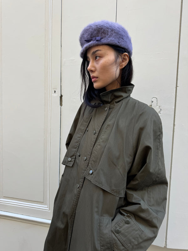 Purple wool hat