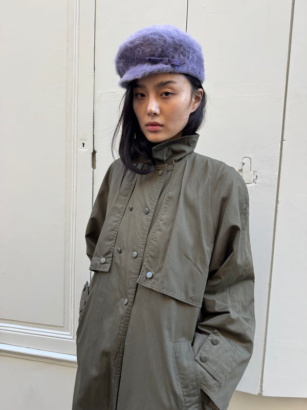 Purple wool hat