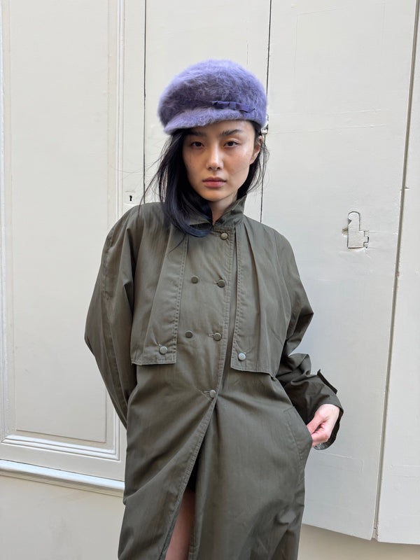 Purple wool hat